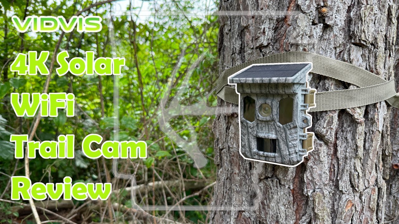 VIDVIS 4K Solar Powered WiFi Trail Camera | Unboxing, Set-up and Review