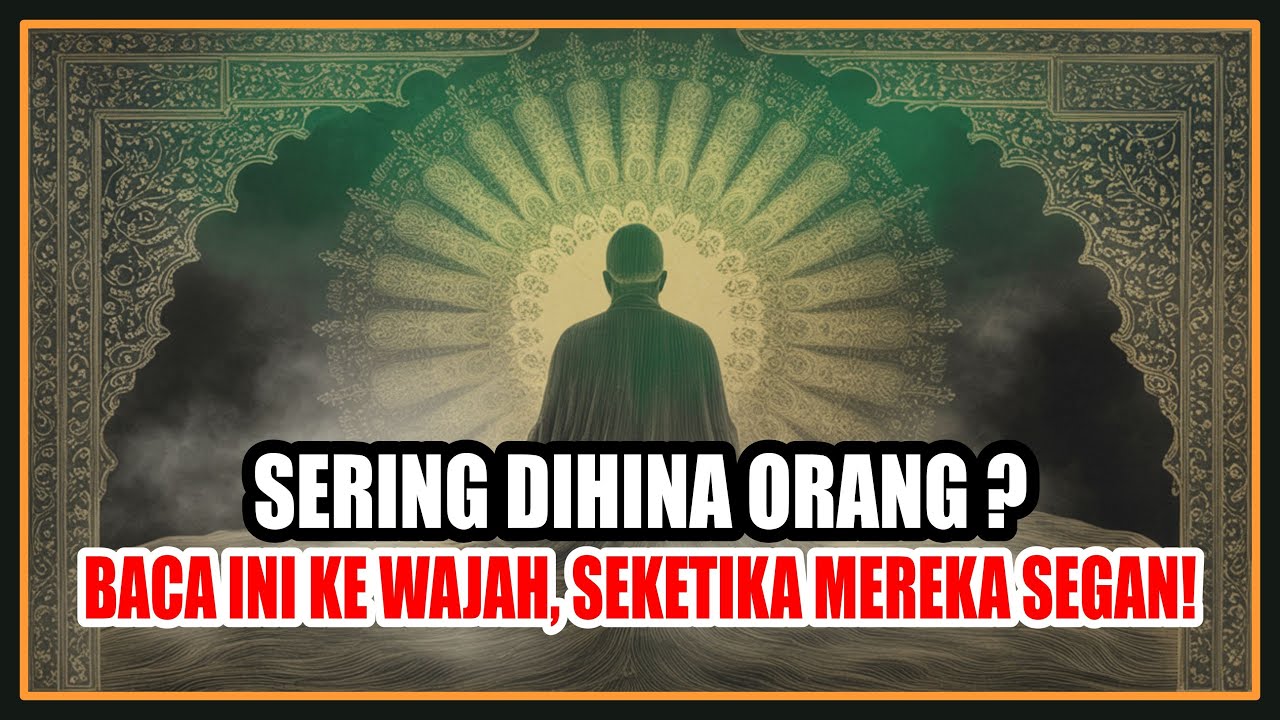 SERING DIHINA? Baca 1 Ayat Ini Sambil Usap Wajah, Seketika Musuh Jadi Tunduk & Sayang