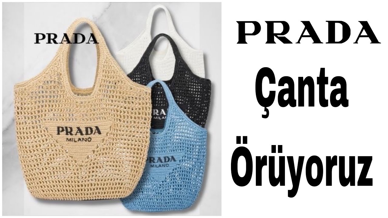 PRADA ÇANTA / KAĞIT İP ÇANTA / PART 3
