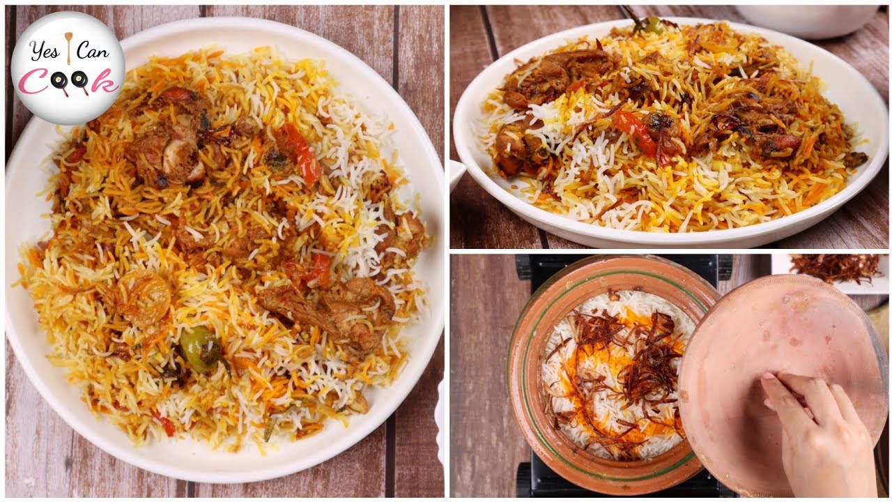 Masaledar Matka Biryani / Easy & Tastiest Chicken Biryani in Clay Pot by (YES I CAN COOK)
