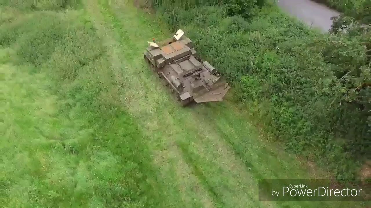 T-34 Russian Tank Recovery vehicle, plus some aerial / drone footage