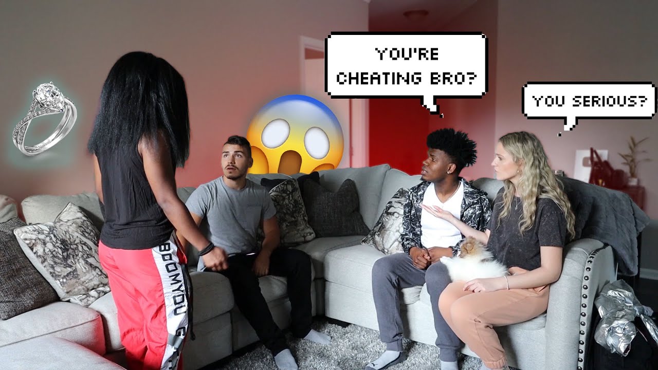 BREAKING UP WITH MY BOYFRIEND IN FRONT OF YOUTUBERS | Tricia & Kam
