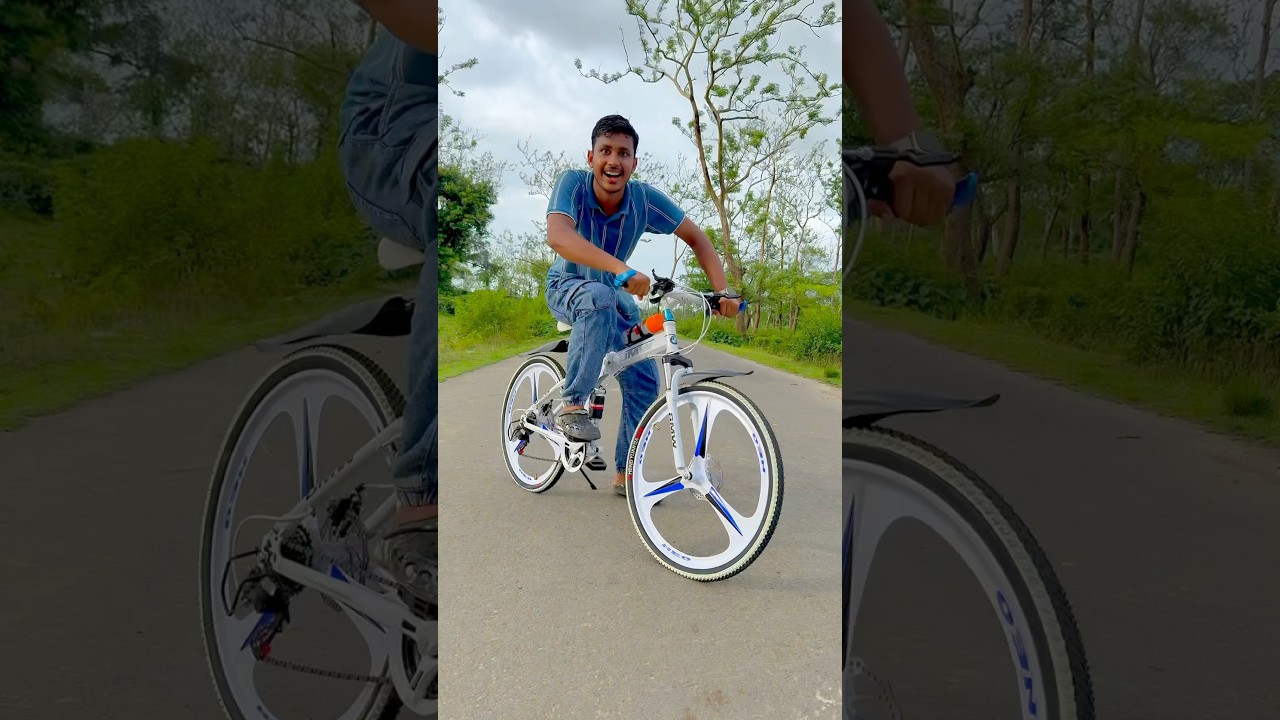 Mera White BMW Folding Cycle With Gear
