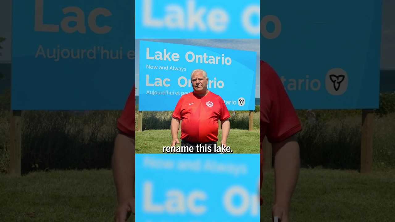 Ford unveils billboard to 'remind' Trump of Lake Ontario name