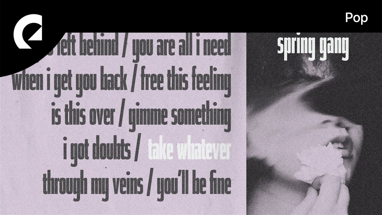 spring gang feat. Vicki Vox - You'll Be Fine