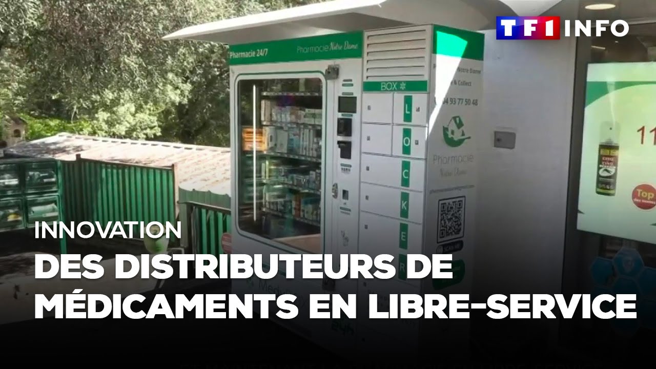 Des distributeurs automatiques de m&eacute;dicaments et de produits de parapharmacie en libre-service