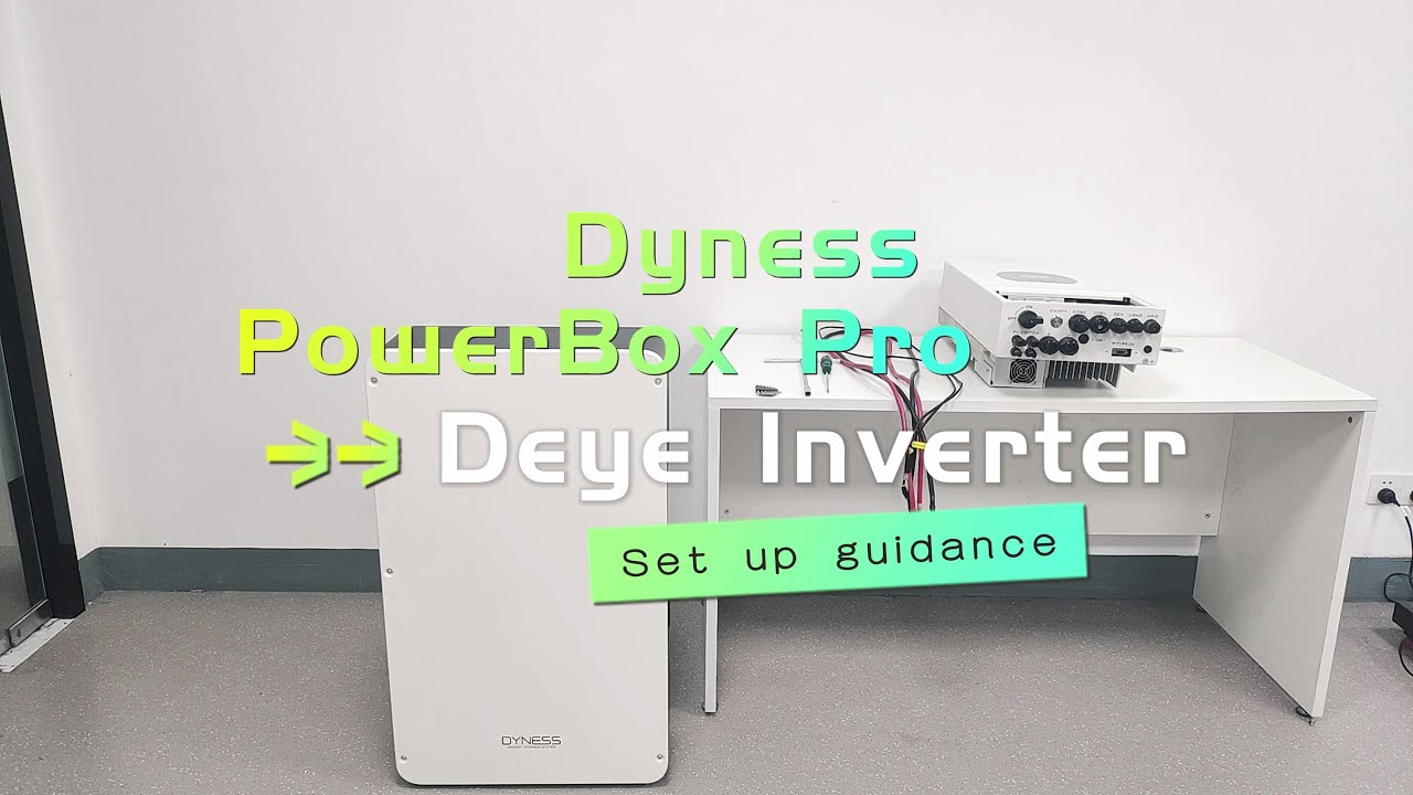 How to properly connect the Dyness Powerbox Pro battery with the Deye inverters