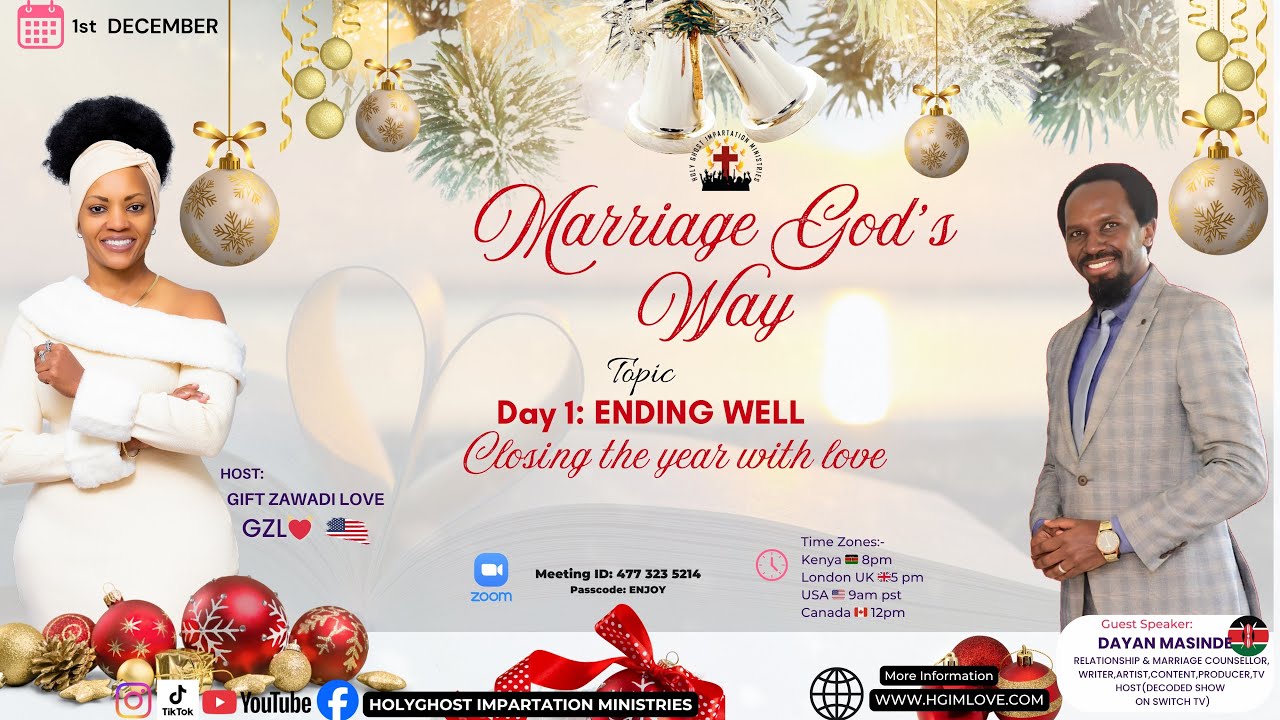 ENDING WELL. DEC DAY 1 MGW 