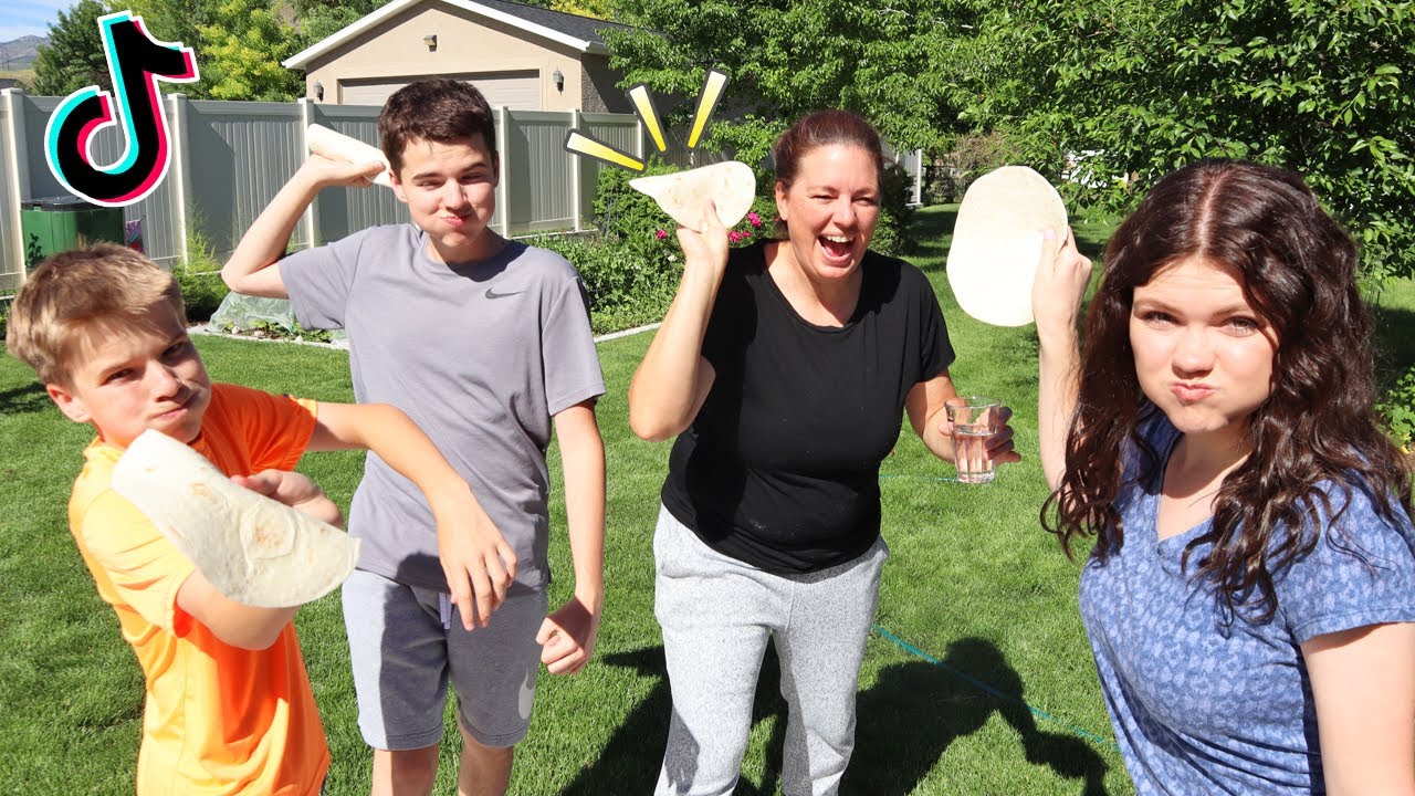 Last to Leave TikTok Tortilla Slap Challenge and Water Bottle Challenge