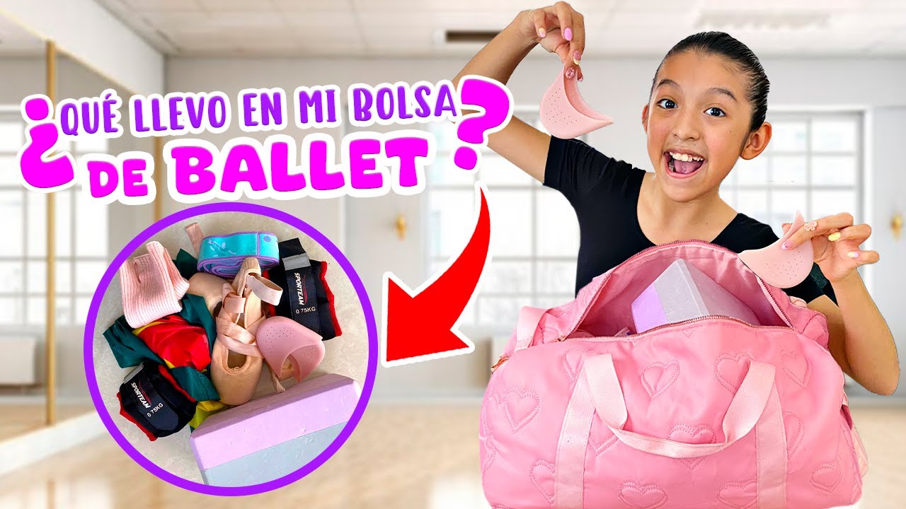 👛¿QUÉ LLEVO EN MI BOLSA DE BALLET?🩰POLAINAS, LIGAS, ZAPATILLAS Y MASI Yo soy Aranza💕