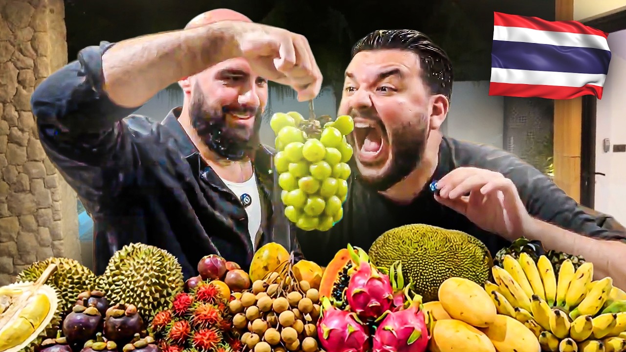 ICH PROBIERE EXOTISCHE FRÜCHTE AUS THAILAND 🇹🇭