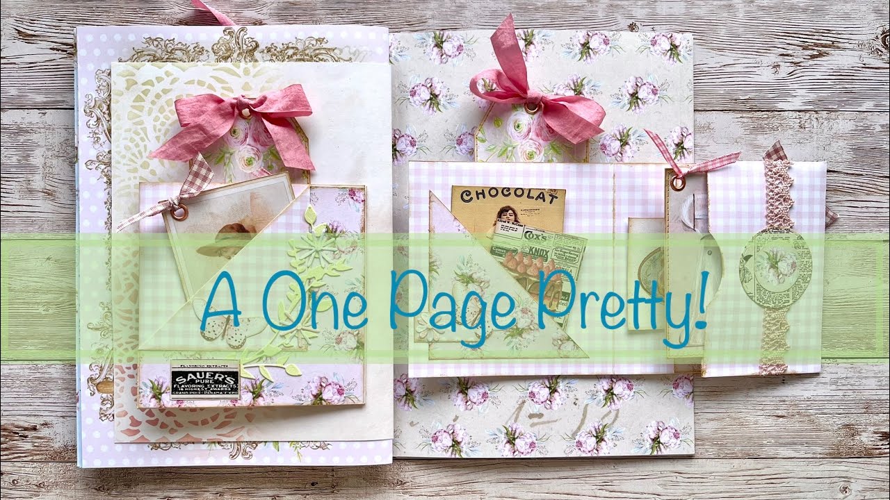 Let's Make a One Page Pretty Piece!