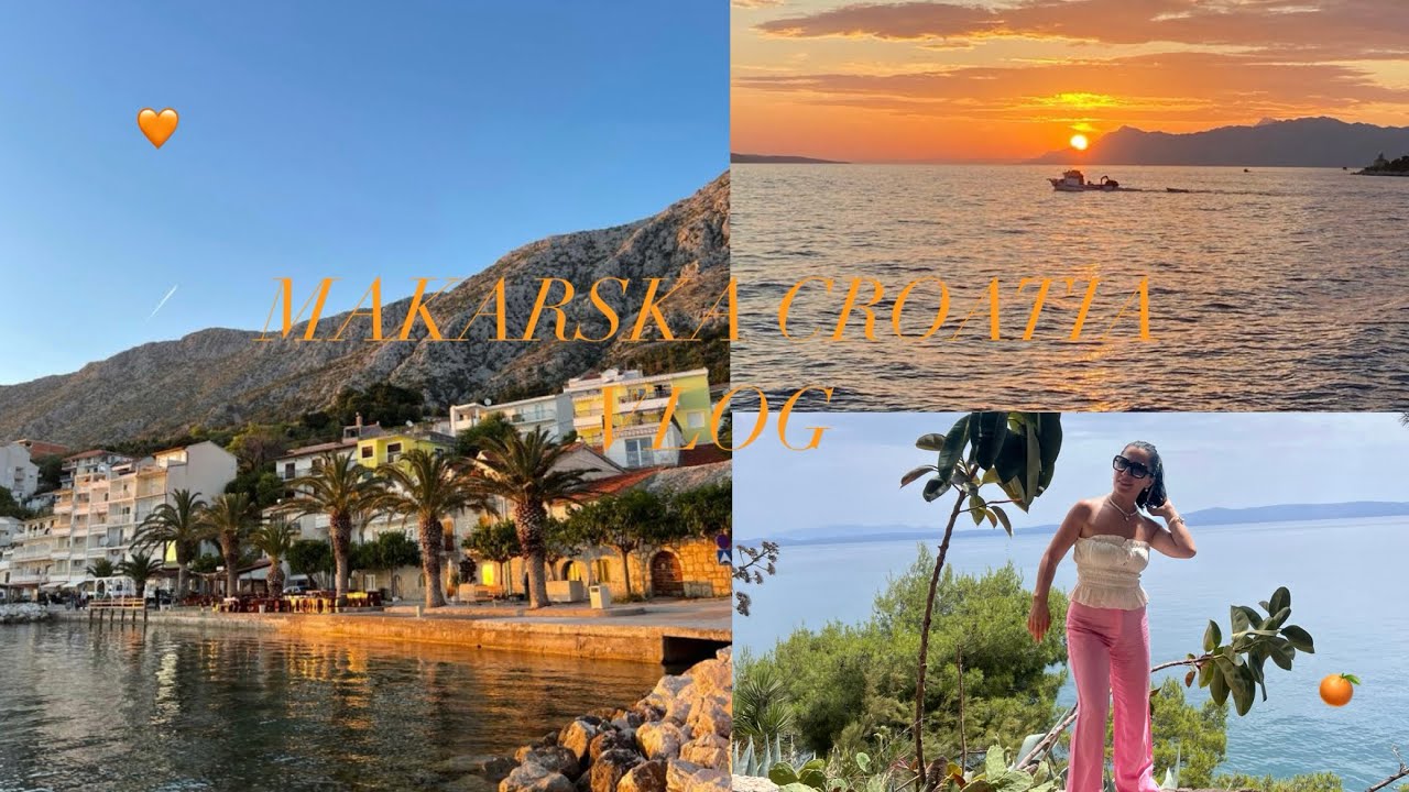 Vlog in Makarska, Croatia 4K 2024