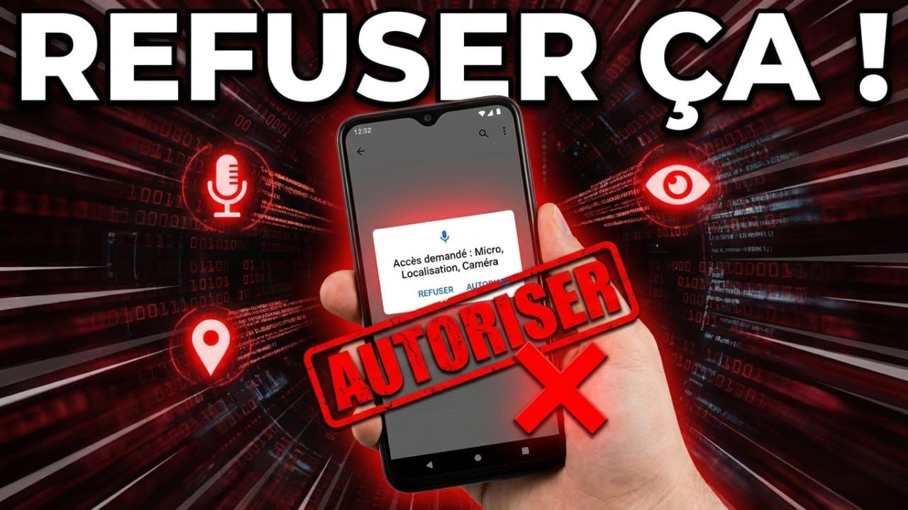 Android : 3 Autorisations à DÉSACTIVER d'urgence !