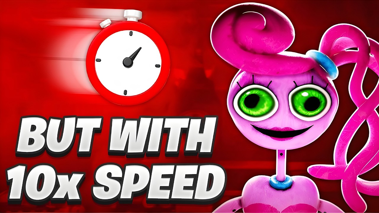 Poppy Playtime Chapter 2 at 10x Speed is IMPOSSIBLE...