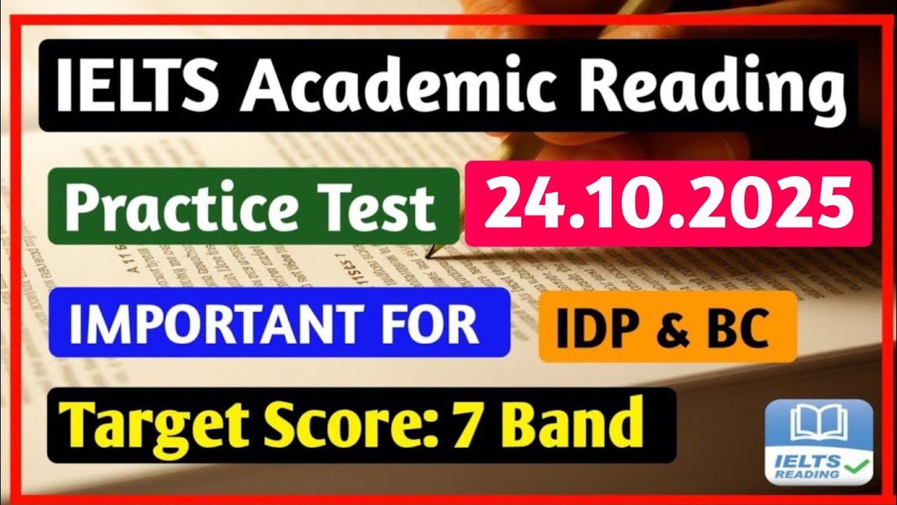 IELTS Reading Practice Test 2025 With Answers | IELTS Academic Reading Practice Test  with answers
