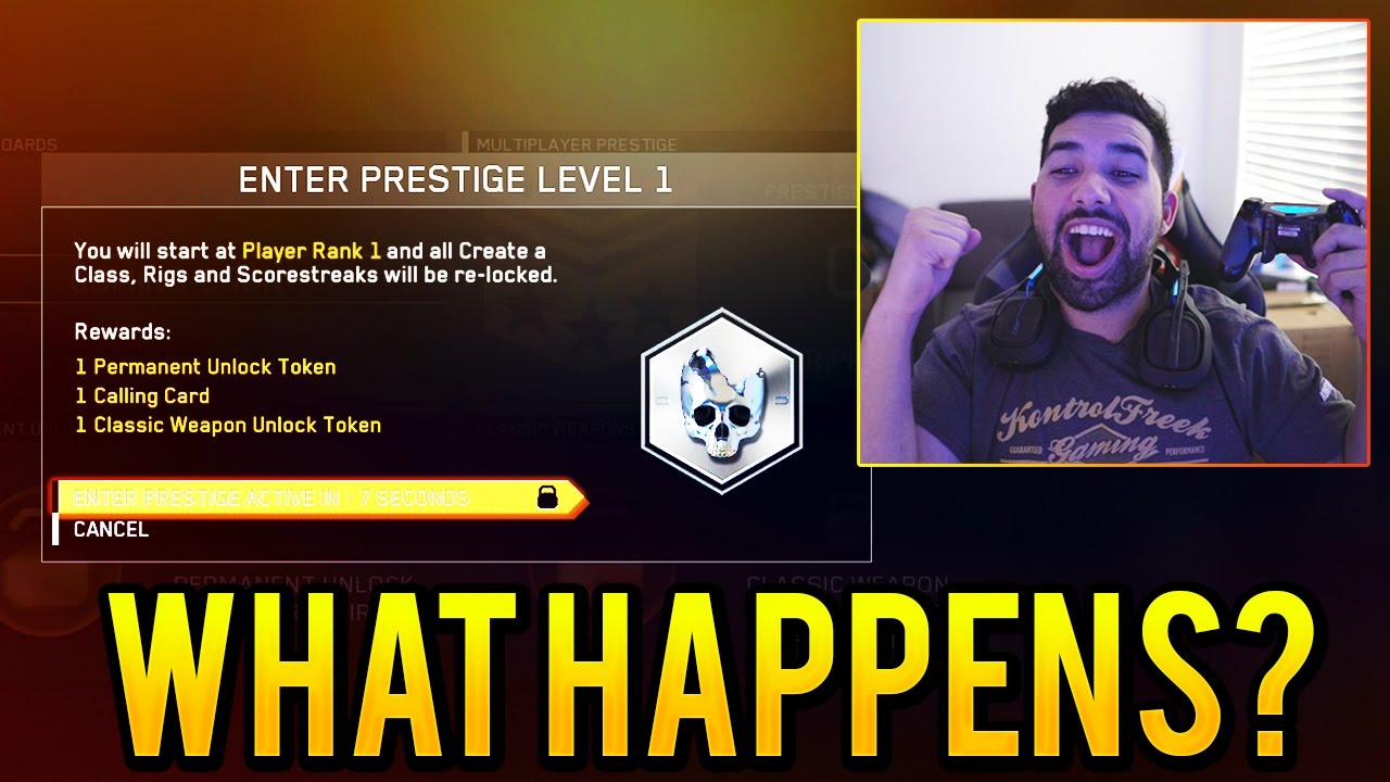 ENTERING 1st Prestige - Is It Worth It? What Happens When You Prestige In Infinite Warfare