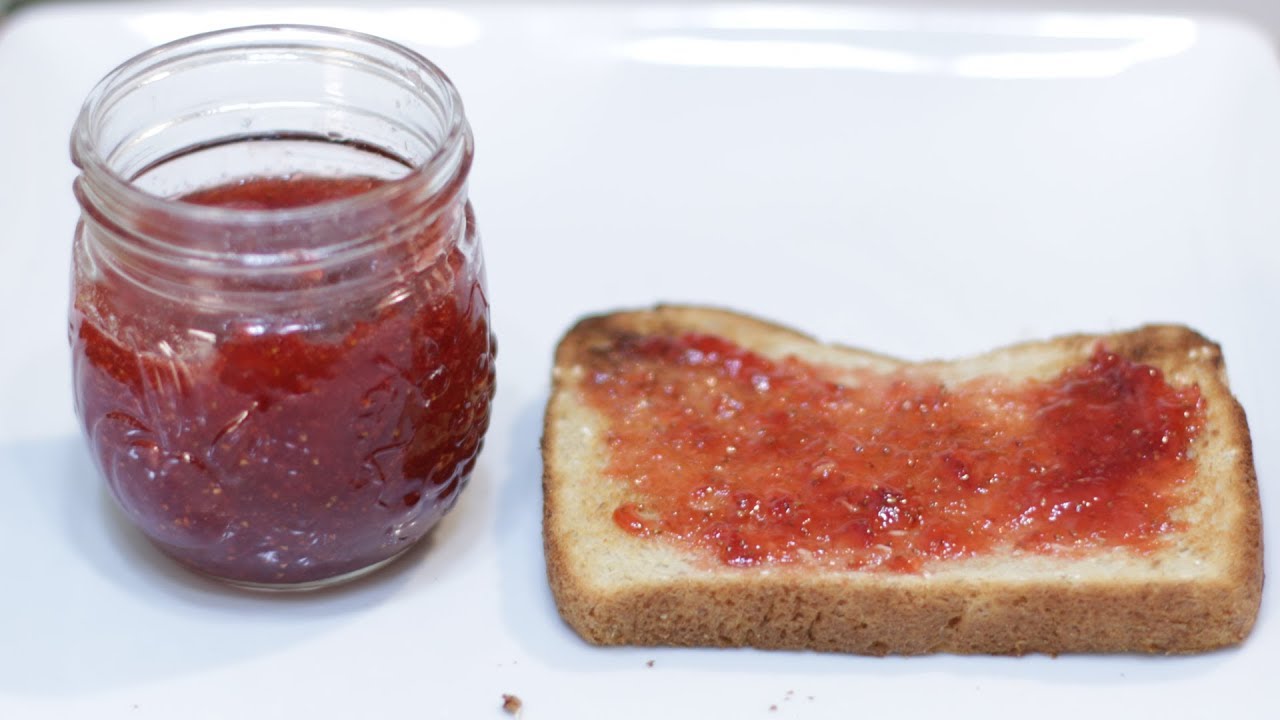 How to Make Strawberry Jam | Easy 3 Ingredient Strawberry Jam Recipe No Pectin