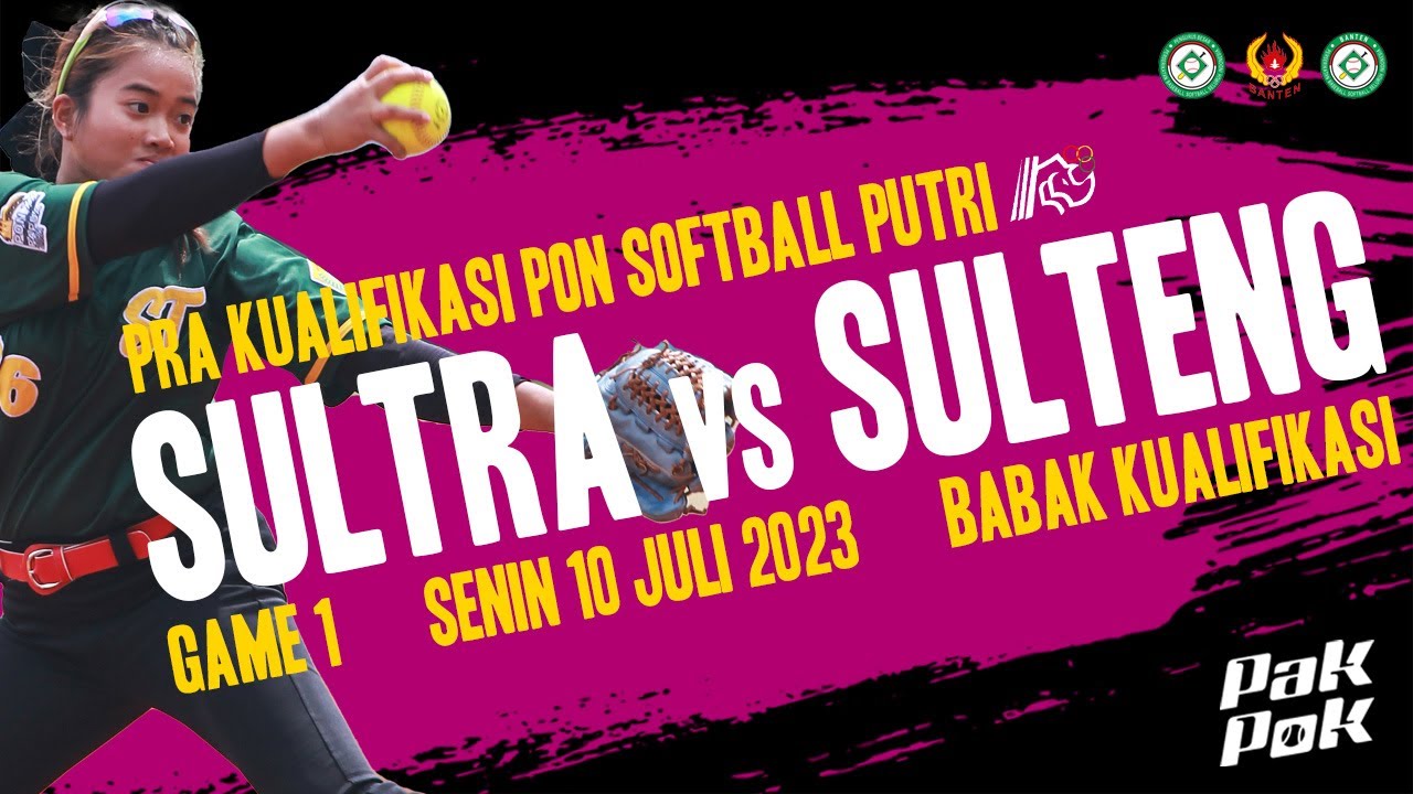 PRA PON SOFTBALL PUTRI: SULTRA vs SULTENG