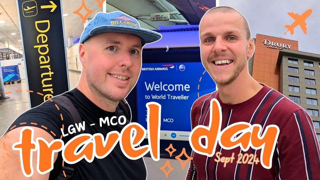 ORLANDO TRAVEL DAY VLOG ✈ Flying from Gatwick to Florida with British Airways