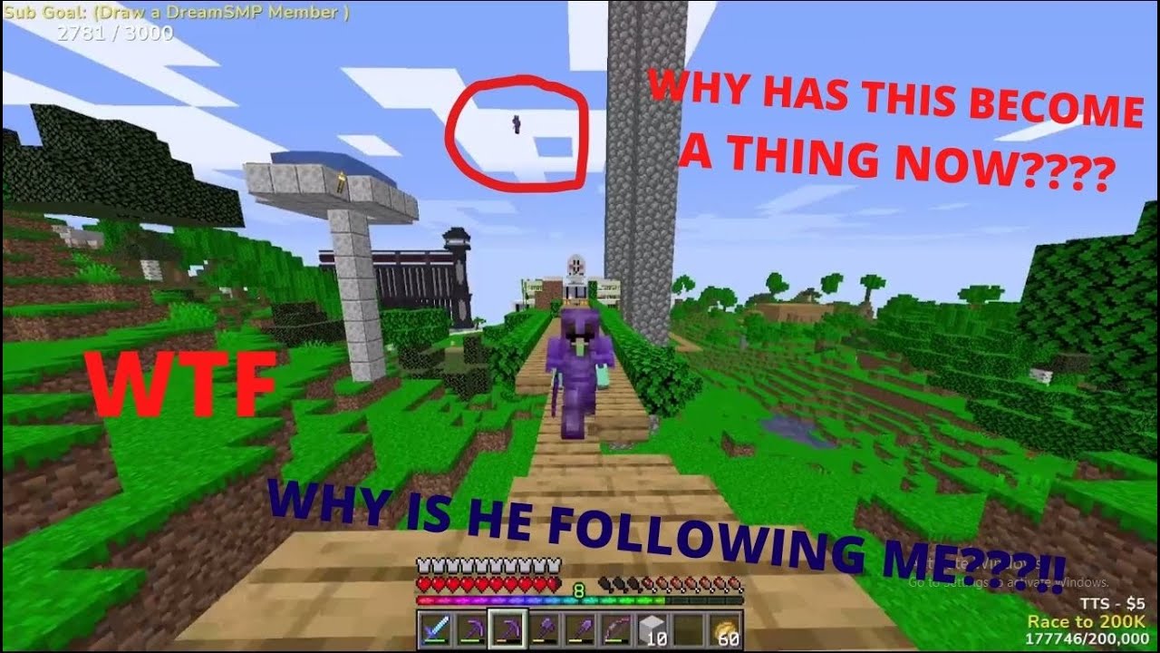 Dream follows Captain Puffy for 26 minutes (again)