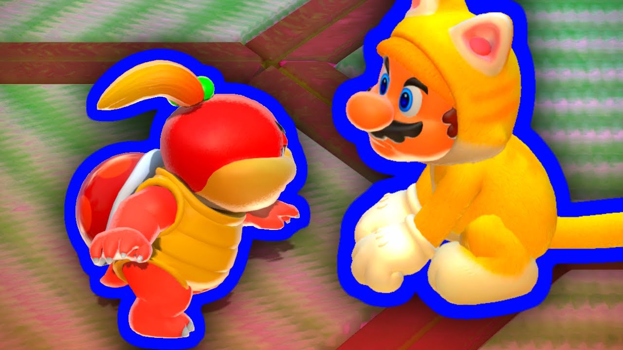 What happens when the Bosses are Smaller in Super Mario 3D World?