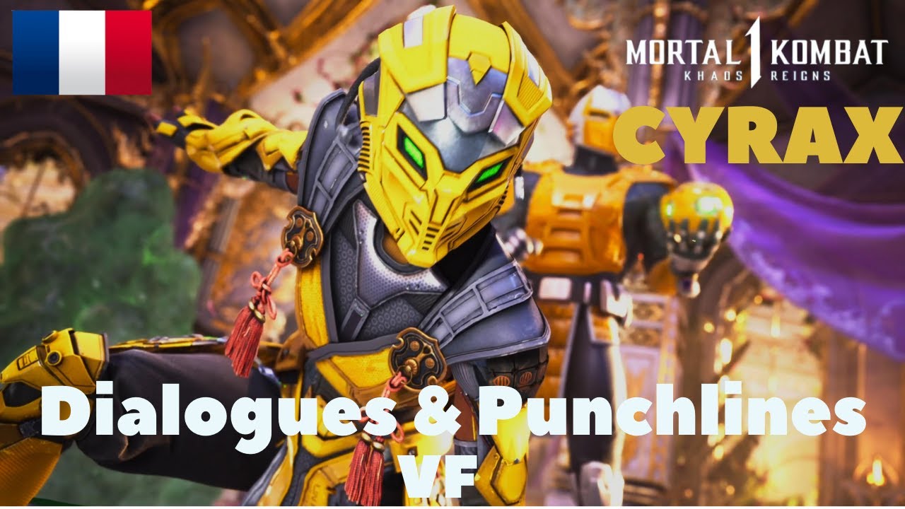 CYRAX Intros Dialogues & Punchlines , Mortal Kombat 1 KHAOS REIGNS