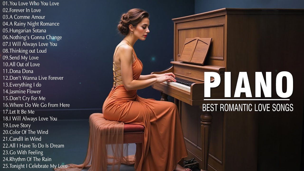 BEAUTIFUL PIANO MUSIC : Timeless Love Songs of 80s 90s - Best Relaxing Piano Instrumental Love Songs