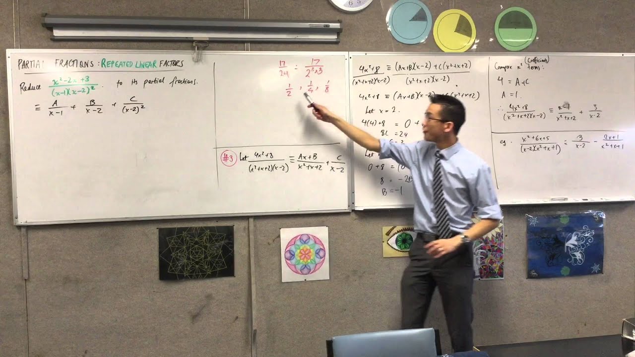 Partial Fraction: Repeated Linear Factors (Technique for Breaking down into partial fractions)