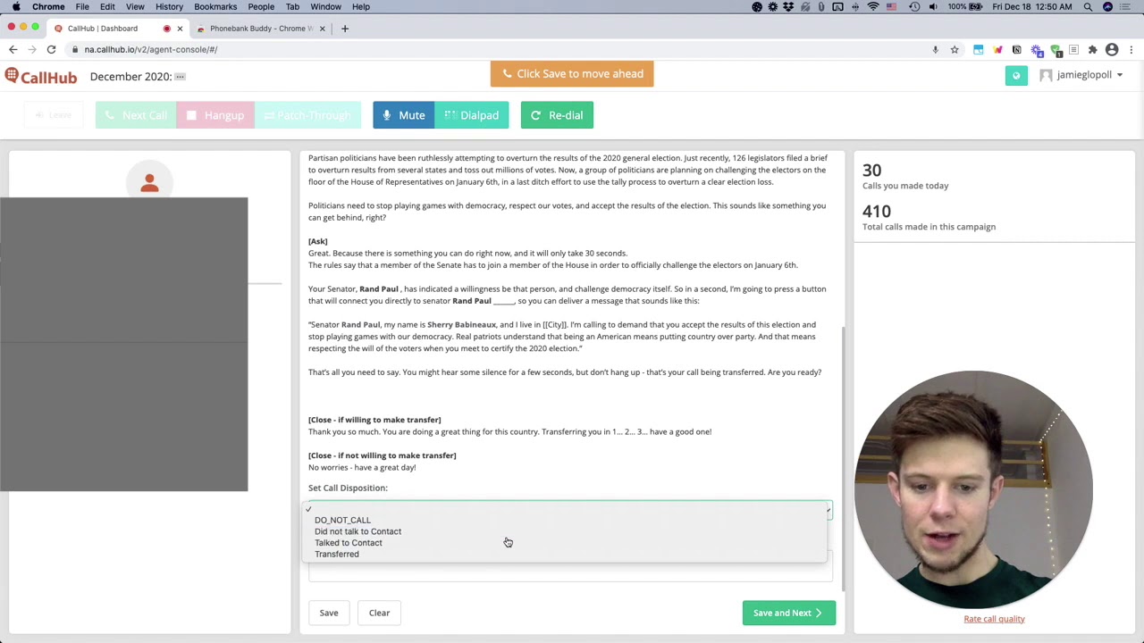 Phonebank Buddy for CallHub in 1 minute [tutorial]