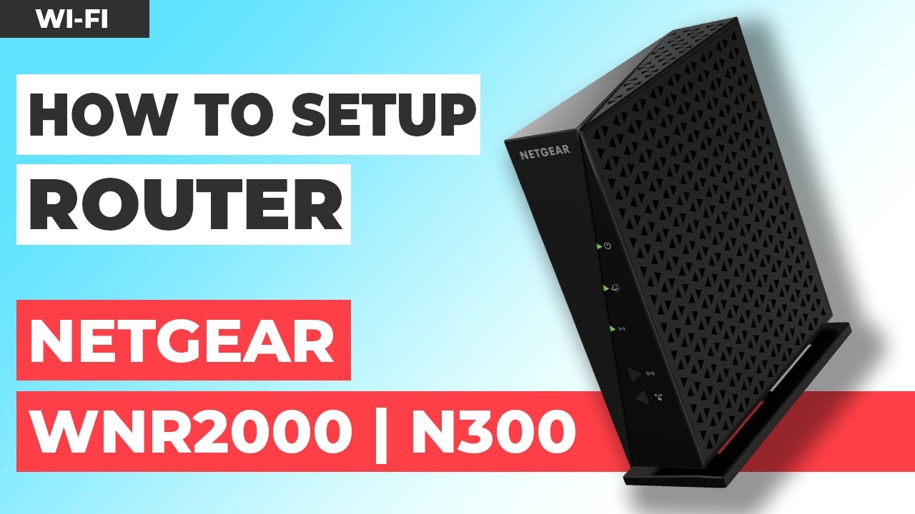 ✅ Как настроить WiFi-роутер NETGEAR WNR2000