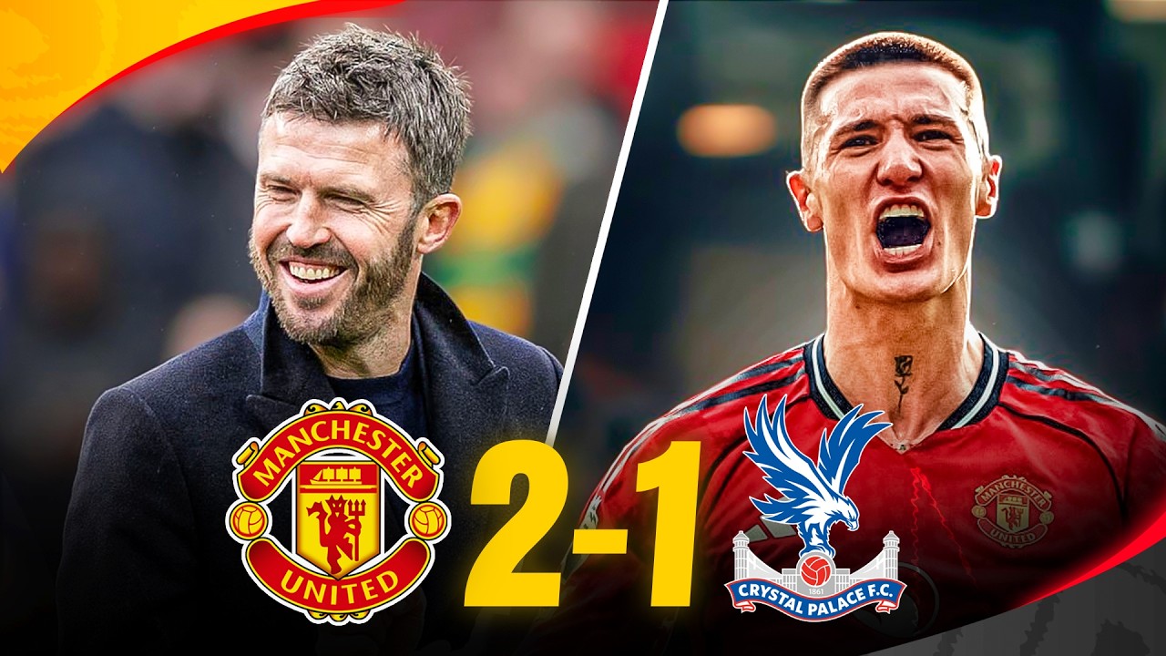 SUPER SESKO Sends Carrick's Reds THIRD! | MAN UTD 2-1 CRYSTAL PALACE