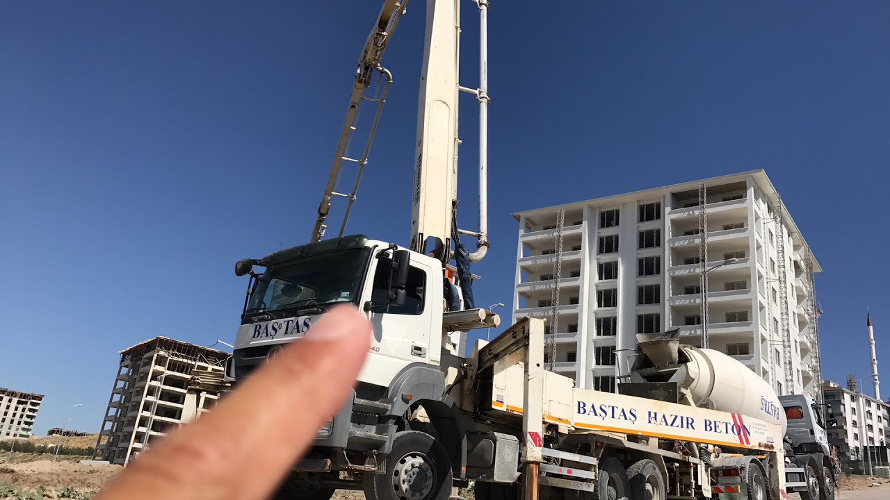 Beton POMPASI  Ve Mikser Çalışma sı B