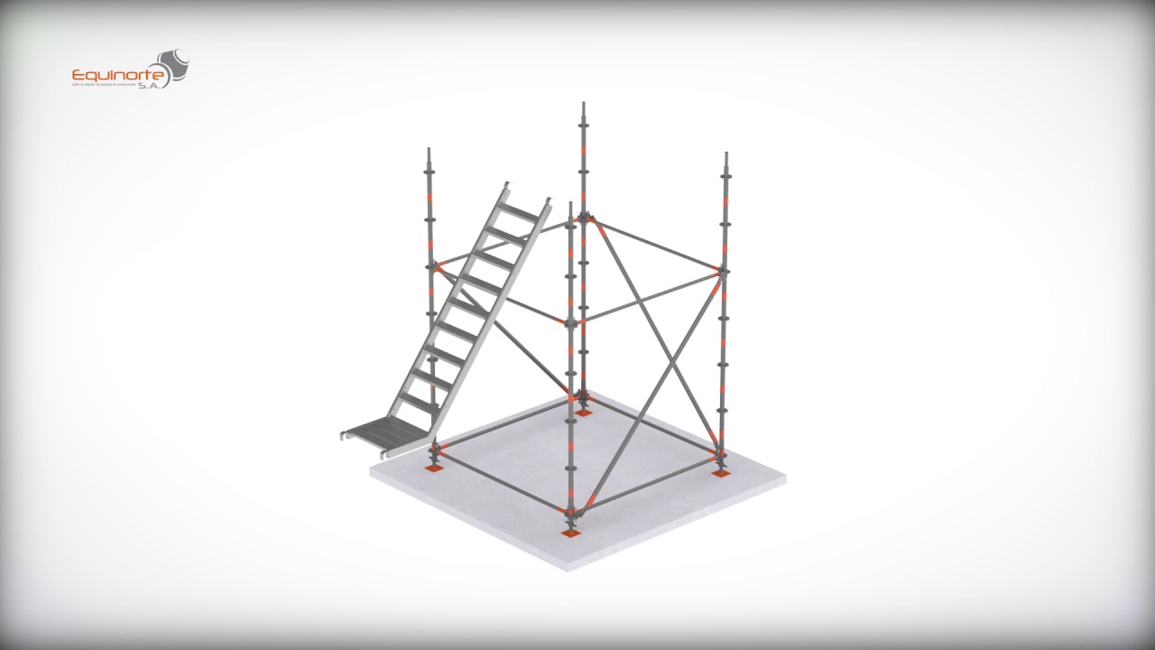 Andamio Multidireccional Escalera Fija