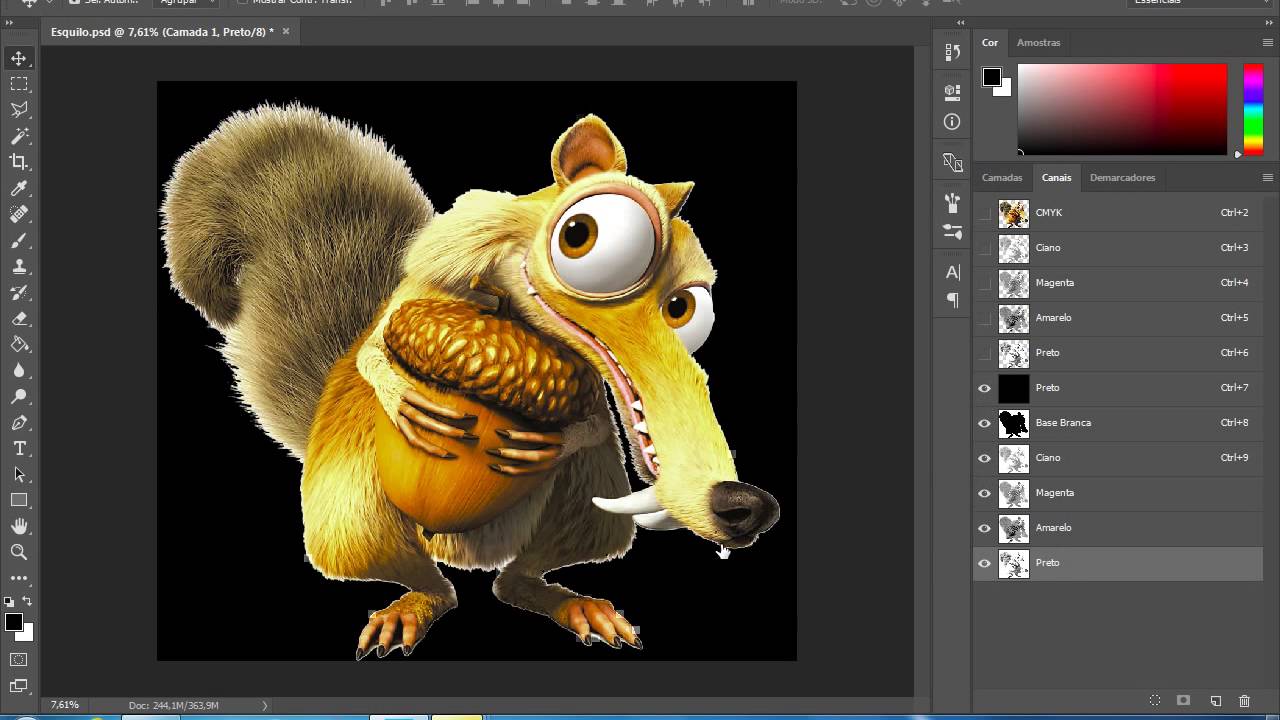 Video Cromia no Photoshop e Finalizando no Corel Draw