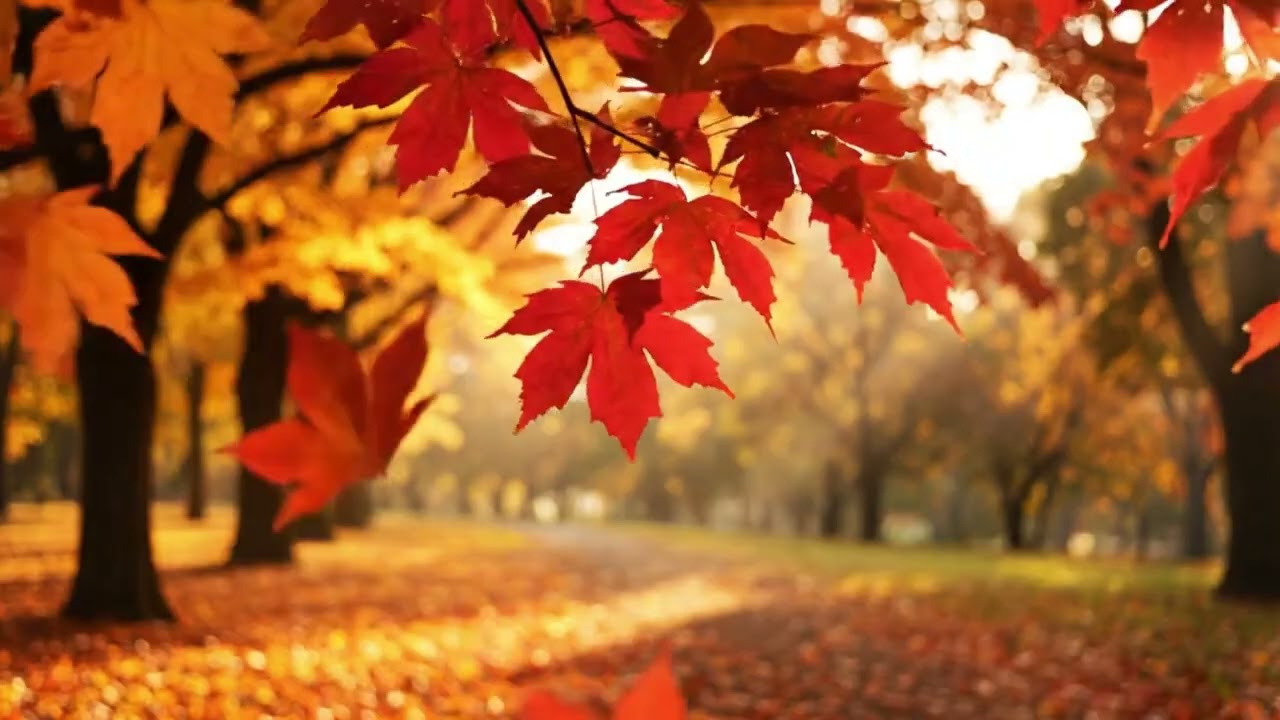 Autumn Leaves Falling