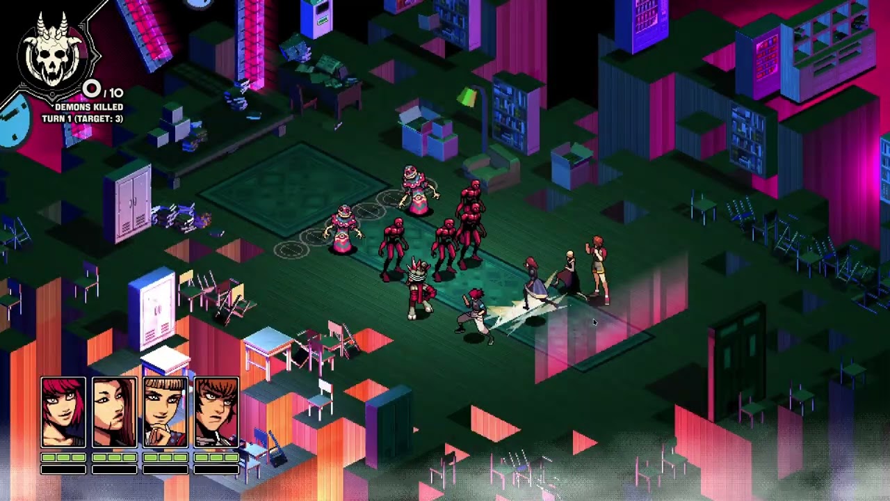 Demonschool combat gameplay