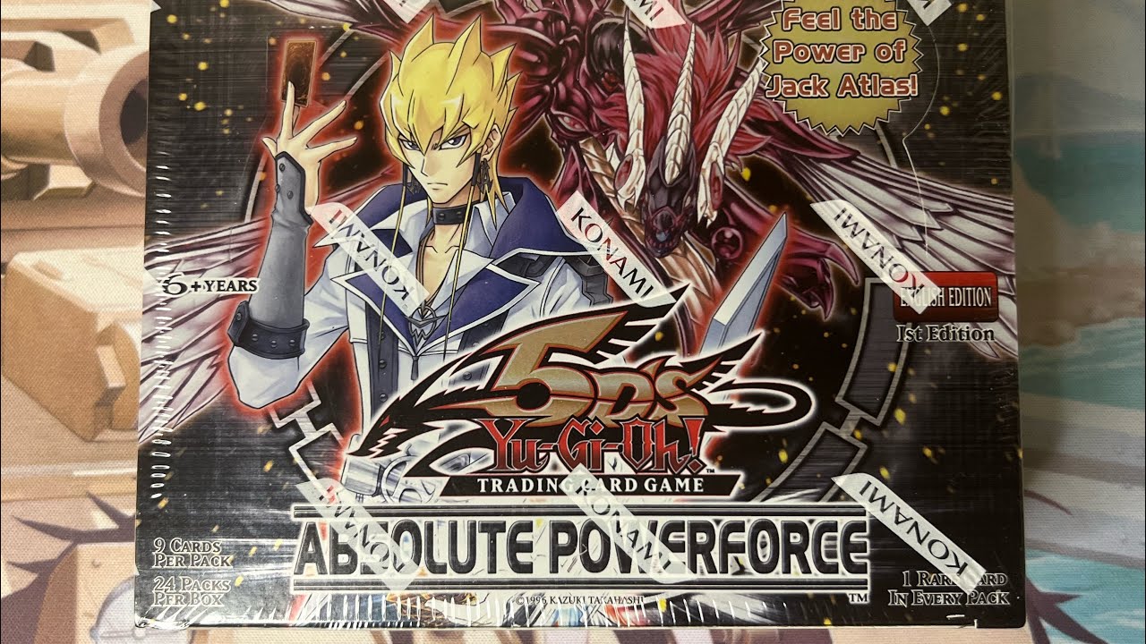 Yugioh 1st edition absolute powerforce booster box opening