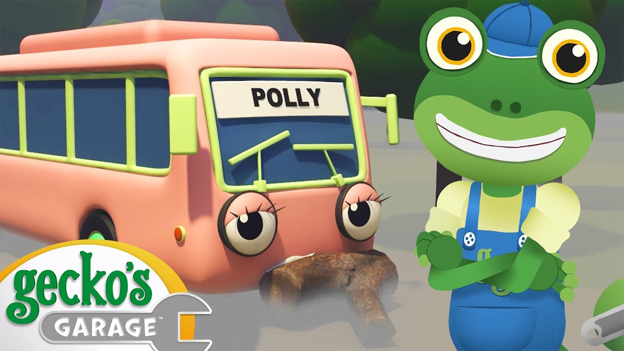 Learn to Count to 5 with Little Buses 🚌 Gecko's Garage | Trucks For Children | Cartoons For Kids