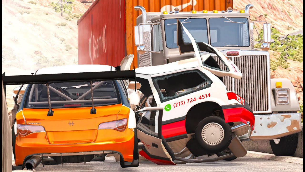 BeamNG Drive High Speed Crashes #45