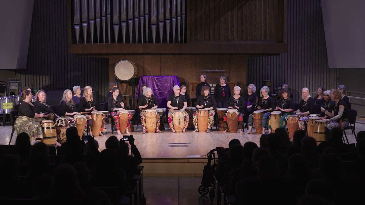 Women Who Groove at the Women's Drum Center Annual concert 2023