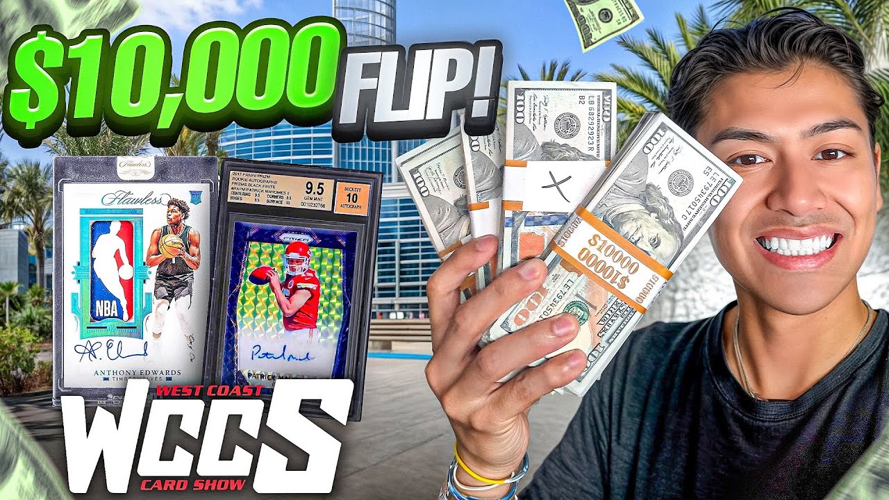 $15,000 PROFIT in 24 Hours Flipping Sports Cards 🔥 | West Coast Card Show