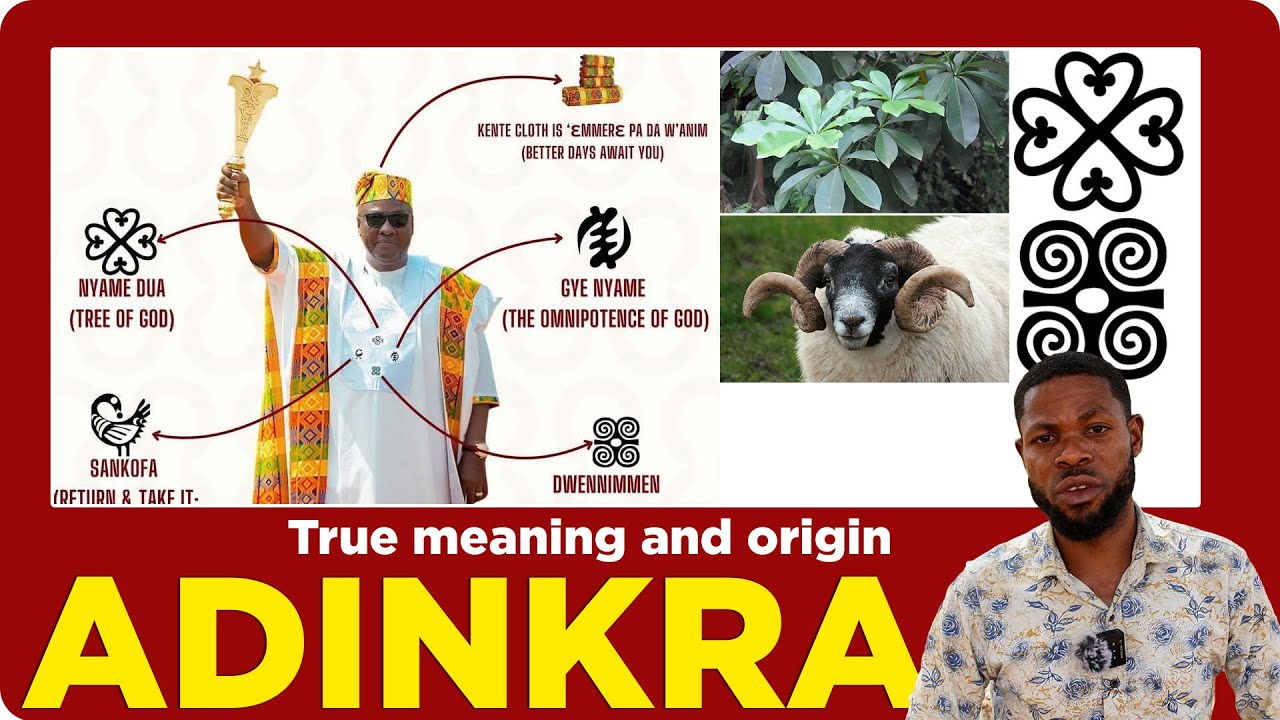 Adinkra History: Pres. Mahama used Adinkra symbols to send a message to Ghanaians, this is what he..
