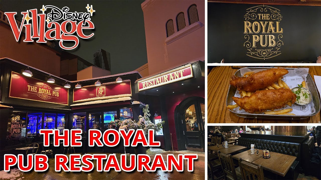 RESTAURANT THE ROYAL PUB DISNEYLAND PARIS  : Excellente découverte - DISNEY VILLAGE