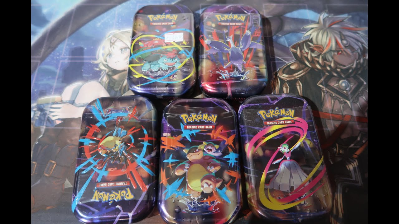Распаковка наборов Pokemon Pack: мини-жестяные коробки с мегаэволюцией — это просто невероятно!