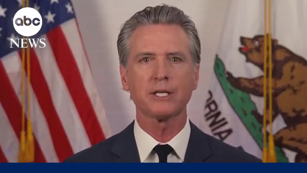 California Gov. Newsom delivers address on protests in Los Angeles