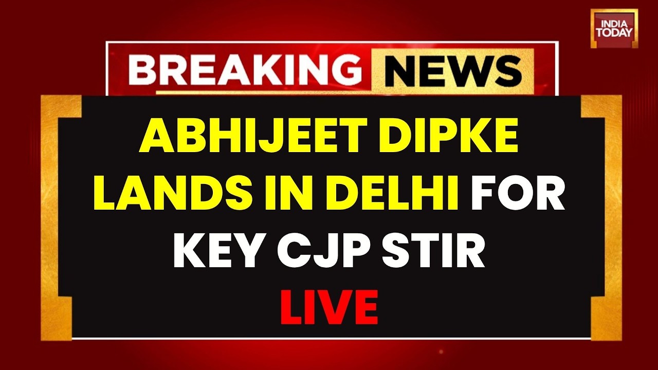 LIVE: Abhijeet Dipke Lands In Delhi | CJP&rsquo;s Jantar Mantar Protest | Gyanesh Kumar Row | Delhi