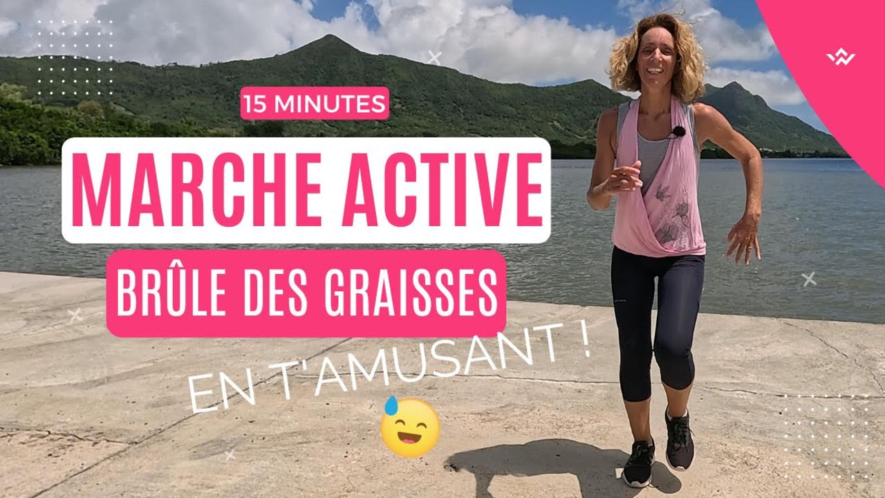15 min MARCHE ACTIVE - Sport à la maison pour s'amuser et perdre du poids