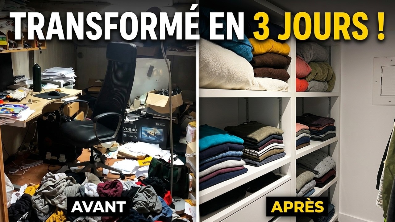 Trier sa maison en 3 jours ? C'est possible! #rangement maison #désencombrement
