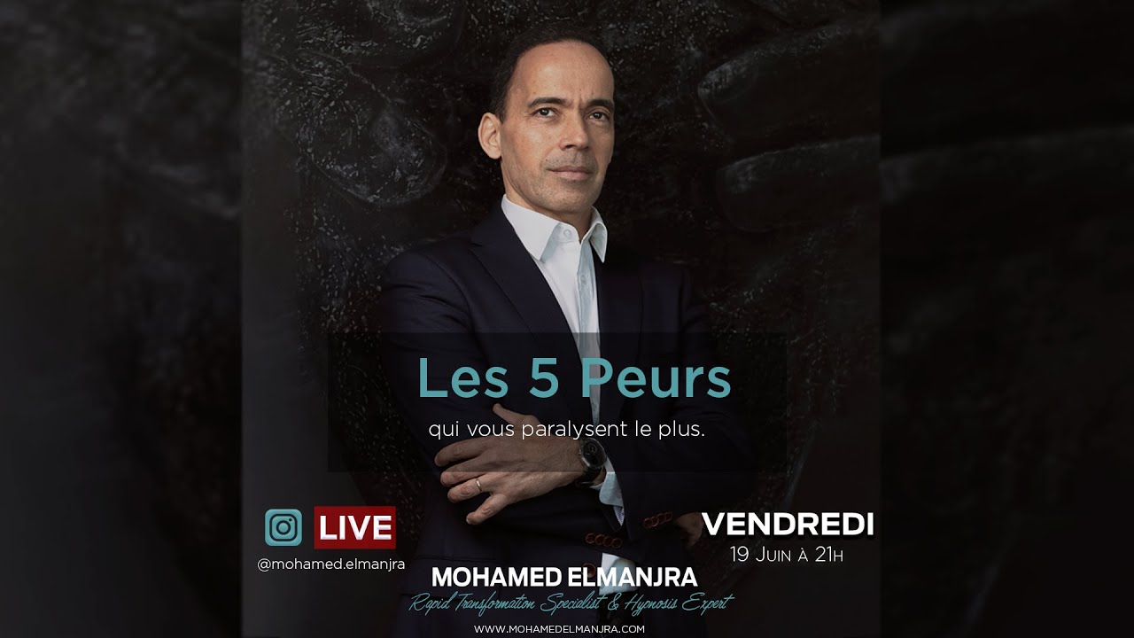 LIVE INSTAGRAM DU 12/06/2020: Les 5 Peurs qui vous paralysent le plus.
